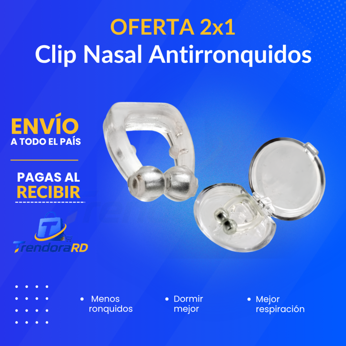 Clip Nasal Antirronquidos Cómodo