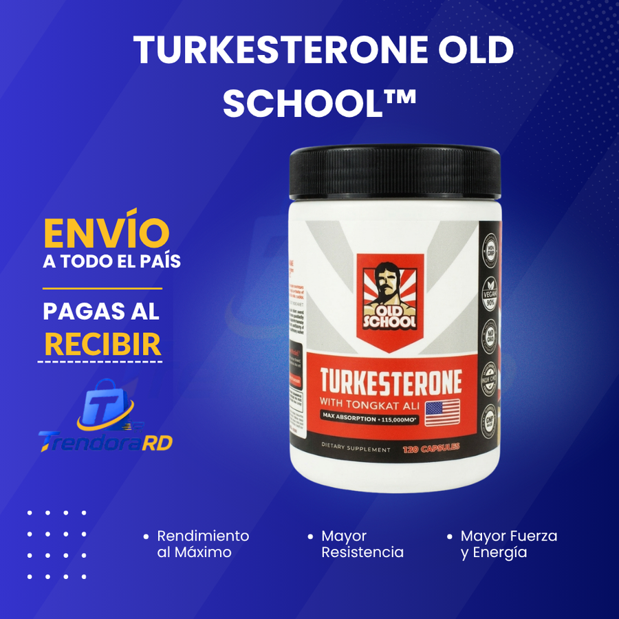 Turkesterone ( TESTOSTERONA ) — 120 cápsulas