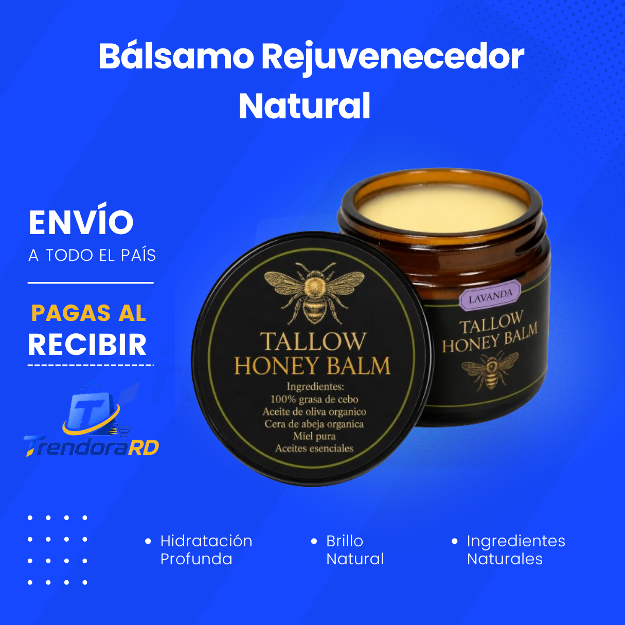 Bálsamo de Tallow Hidratante Natural